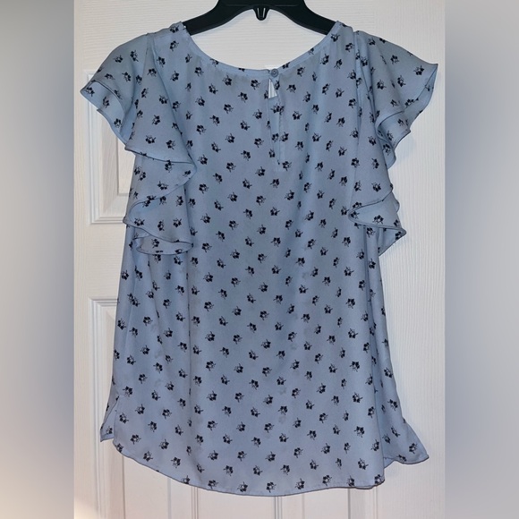 Ann Taylor Factory Blue Top, Size XS - Picture 3 of 4